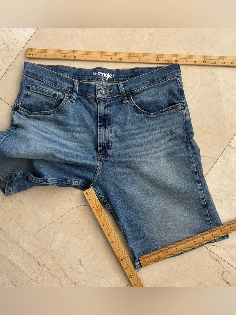Wrangler Blue Denim Men’s Jean Shorts